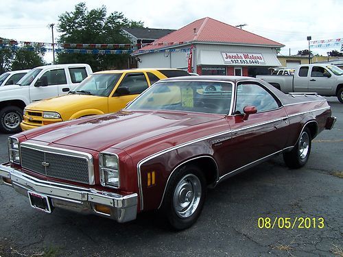 1976 chevrolet el camino custom  400 engine 4 barrel   v8 rare