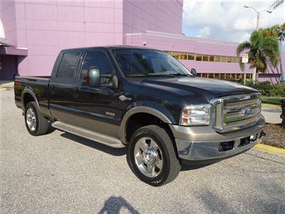 4x4 king ranch heated seats diesel alloys 20s crew short xnice truck fl