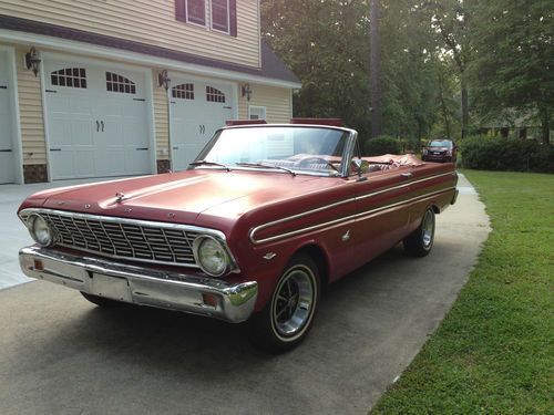 1964 red ford falcon futura convertible