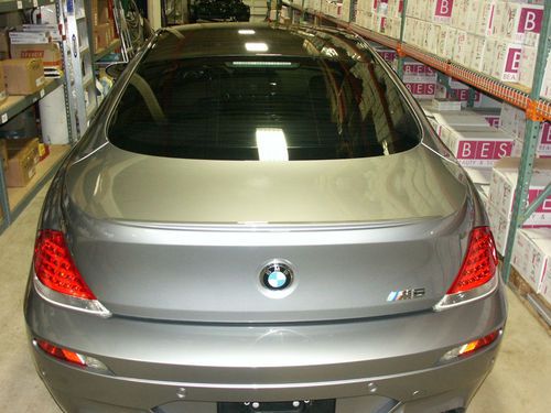 2006 bmw m6 silver blue loaded mint cond 2 door  coupe