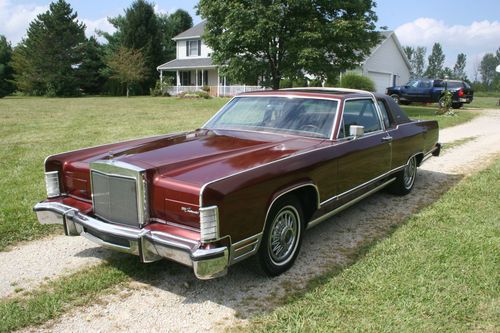 1978 lincoln continental base hardtop 2-door 7.5l