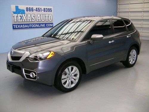 We finance!!!  2010 acura rdx sh-awd tech roof nav heated leather xm texas auto