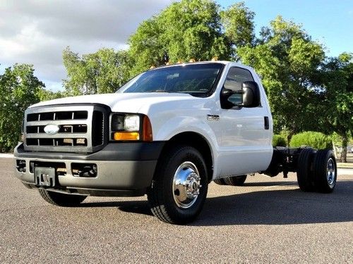 No reserve 06 f350 xl drw dually v8 cab &amp; chassis w/ 51k ** one owner **