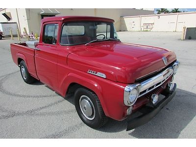 $1 start no reserve 1957 ford f100 styleside shortbed v8 3-speed bid to own it!