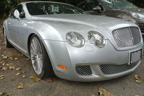 Bentley continental gt speed coupe low millage salvage title v12 clean body