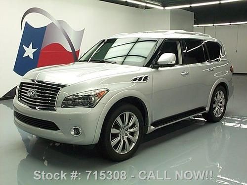 2012 infiniti qx56 theater sunroof nav dvd rear cam 22k texas direct auto