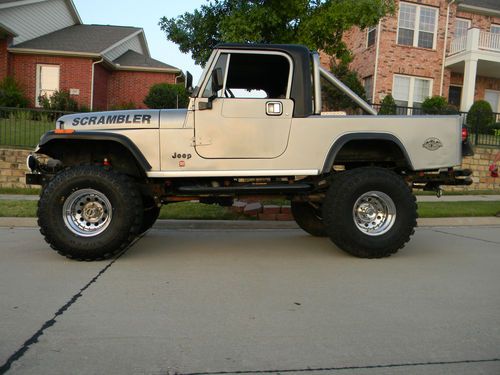 1982 jeep scrambler laredo - silver &amp; black - no reserve!