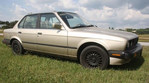 1988 bmw 325i e30 4 door automatic 2.5 6 cylinder bronze w/sunroof good runner