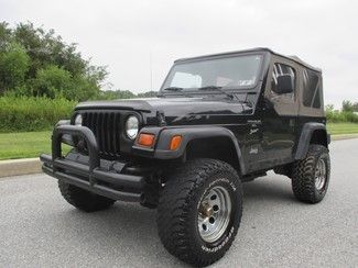 Jeep wrangler lifted auto soft top low miles trail rated mudders lift kit