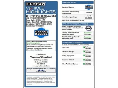 11 S Certified Manual 1.8L Cruise Control AM/FM CD Aux Bluetooth 1 Owner TOC, image 52