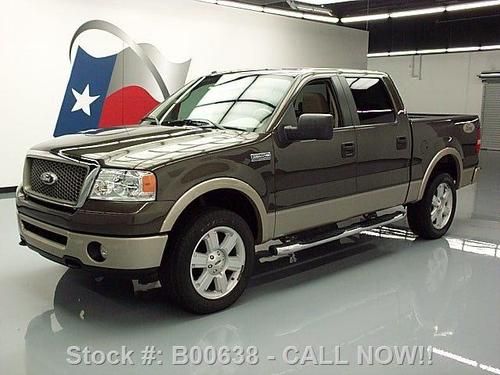 2008 ford f-150 lariat crew 4x4 sunroof rear cam 58k mi texas direct auto