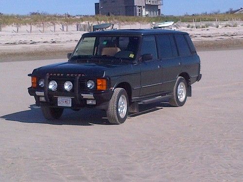 Pristine 1995 range rover county classic lwb - hunter green with brown leather