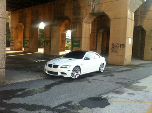 Fully loaded 2012 dinan alpine white bmw m3 (e92) zcp competition package