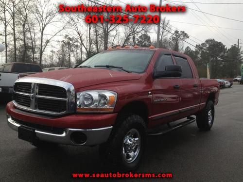 2006 dodge ram 3500,mega cab,5.9 cummins,4x4,6 speed,very nice