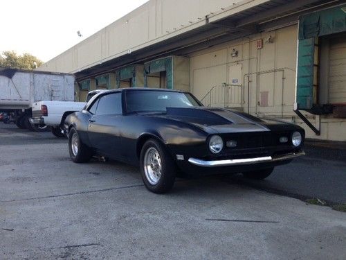 1968 chevrolet camaro base - 383ci stroker, black on black, fast and fun!