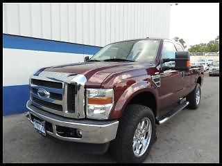 09 f250 supercab xlt 4x4, 5.4l v8, auto, cloth, aftermarket 20's,new nitto tires