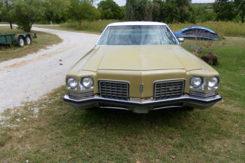 Vintage  1972  olds  ninety  eight - factory  455  motor - one  owner  -  clean