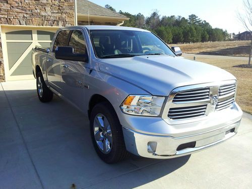 2013 ram 1500 big horn crew cab 4x2. engine: 5.7 liter v8 hemi mds vv - $35000