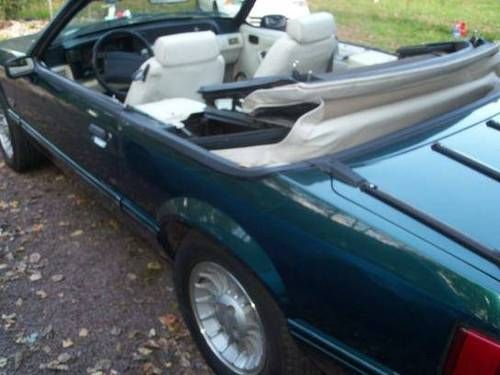 rare collectible antique low miles 86k ford mustang convertible 7up 7-up nr 5.0, image 4
