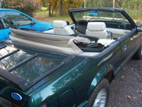 rare collectible antique low miles 86k ford mustang convertible 7up 7-up nr 5.0, image 5