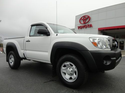 Certified 2011 tacoma regular cab 4x4 5 speed manual one owner carfax video 4wd