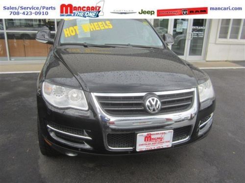 Black VW Touareg 2 VR6 V6 SUV 3.6L All Wheel Drive Leather Sunroof Smoke free, image 9