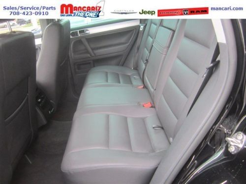 Black VW Touareg 2 VR6 V6 SUV 3.6L All Wheel Drive Leather Sunroof Smoke free, image 20