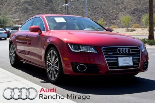2013 audi a7 garnet quattro awd 320hp v6 bose premium plus pkg