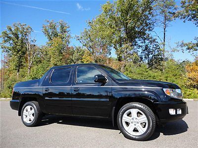 2011 honda ridgeline rtl 4x4 truck 1-owner low miles roof leather heated-seats