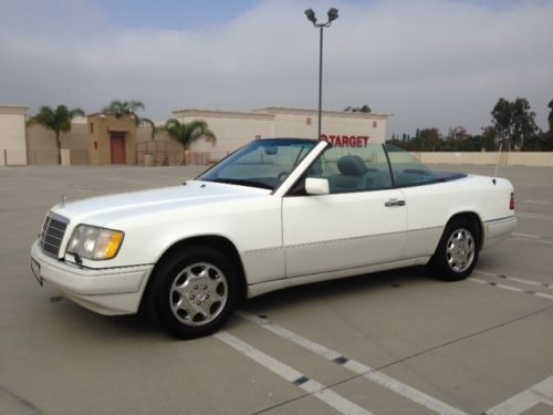 1995 mercedes-benz e320 convertible 1 owner, low miles, runs great, all original