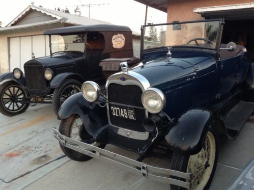 1928 ford model a roadster     great cruiser! sold ford steel!