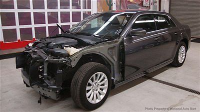 No reserve in az-2013 chrysler 300 wrecked-runs-salvage title-only 17k miles