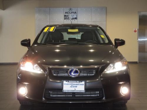 2011 lexus ct 200h hybrid leather seats navigation heated seats, image 2