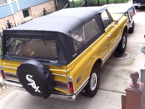 1972 chevrolet blazer 4x4 cst convertible