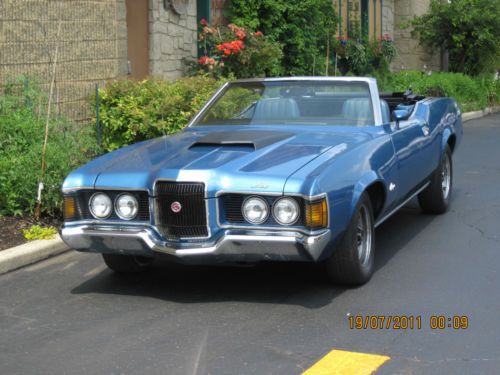 Ultra rare  ford mercury  cougar xr7 351 c v8 convertible   muscle car