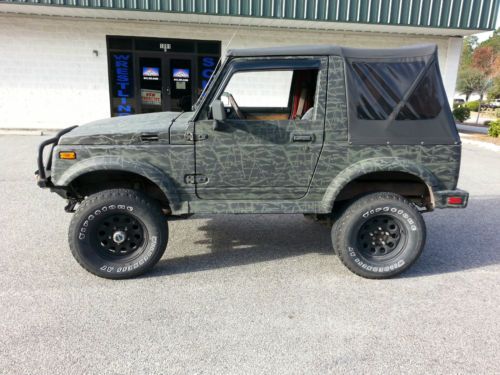 SUZULI SAMUARAI LOW 48,XXX ORIGINAL MILE SURVIVOR NO RUST RUNS AWESOME VERY RARE, image 2