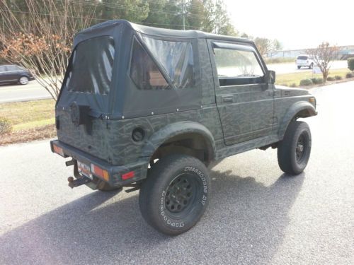 SUZULI SAMUARAI LOW 48,XXX ORIGINAL MILE SURVIVOR NO RUST RUNS AWESOME VERY RARE, image 4