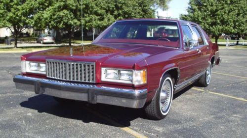 1987 mercury grand marquis ford retirees&#039; collector piece survivor