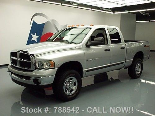 2005 dodge ram 3500 quad 5.9 diesel 4x4 6-passenger 72k texas direct auto