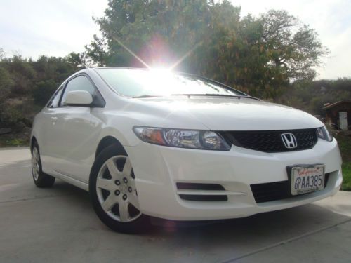 Honda civic lx, white, excellent condition, non smoker, very clean