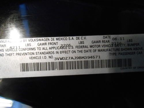 2011 Volkswagen Jetta SE 41K NO RESERVE Salvage Rebuildable Good Airbags, image 28
