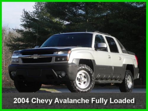 2004 chevrolet chevy avalanche 1500 crew cab z71 4x4 5.3l vortec fully loaded