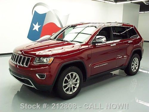 2014 jeep grand cherokee ltd sunroof nav rear cam 19k!! texas direct auto