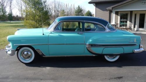 One Owner 1953 Chevrolet Belair 2 Door Sedan Completely Restored Blue Flame Six, US $33,995.00, image 5
