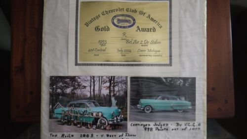 One Owner 1953 Chevrolet Belair 2 Door Sedan Completely Restored Blue Flame Six, US $33,995.00, image 53