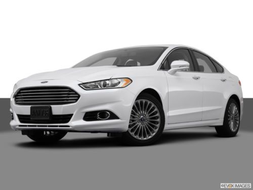 2013 ford fusion titanium/ 2.0l turbocharge/heated leather/navi/camera/sunroof/