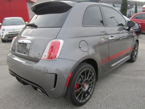 Certified Abarth Hatchback Low Miles Leather Navigation 17" Wheels Sunroof, image 6