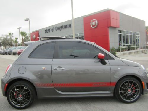 Certified Abarth Hatchback Low Miles Leather Navigation 17" Wheels Sunroof, image 7