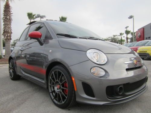 Certified Abarth Hatchback Low Miles Leather Navigation 17" Wheels Sunroof, image 8