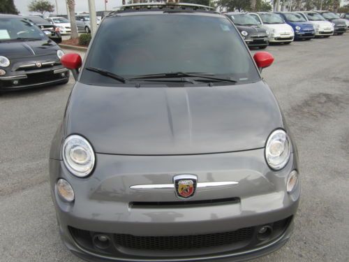 Certified Abarth Hatchback Low Miles Leather Navigation 17" Wheels Sunroof, image 9